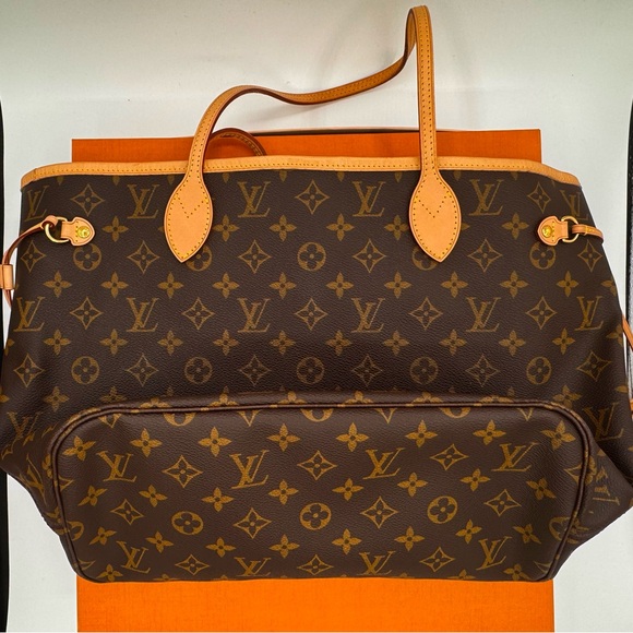 🚨Louis Vuitton Neverfull MM Tote – Monogram Canvas w/Pink Interior & Pochette 👜 - Picture 12 of 16